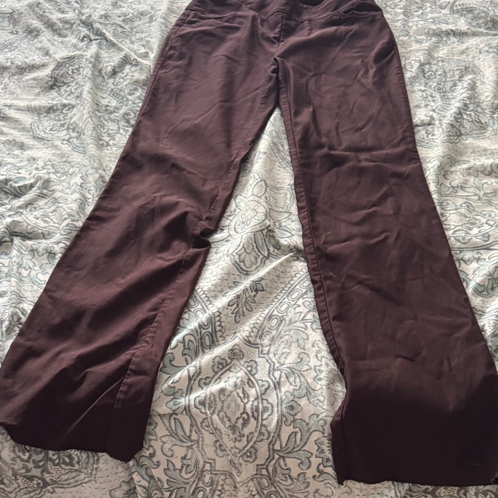 Tribal Women's Dark Brown Flare Pants